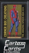 Spider-Man 2024 UD Marvel Masterpieces '92 Platinum #CB-7 Corner Box Creations