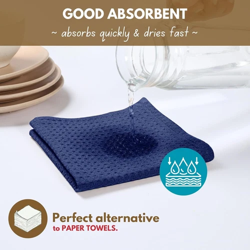 Native Fab Waffle Kitchen Towels - Thumbnail 4