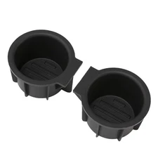 1 Pair Front Center Console Cup Holder Rubber Insert For 2009-2014 Ford F-150