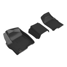 3D MAXPIDER KAGU BLACK 1ST ROW FLOOR MAT FOR GMC SIERRA 2500/3500 DOUBLE CAB 19-