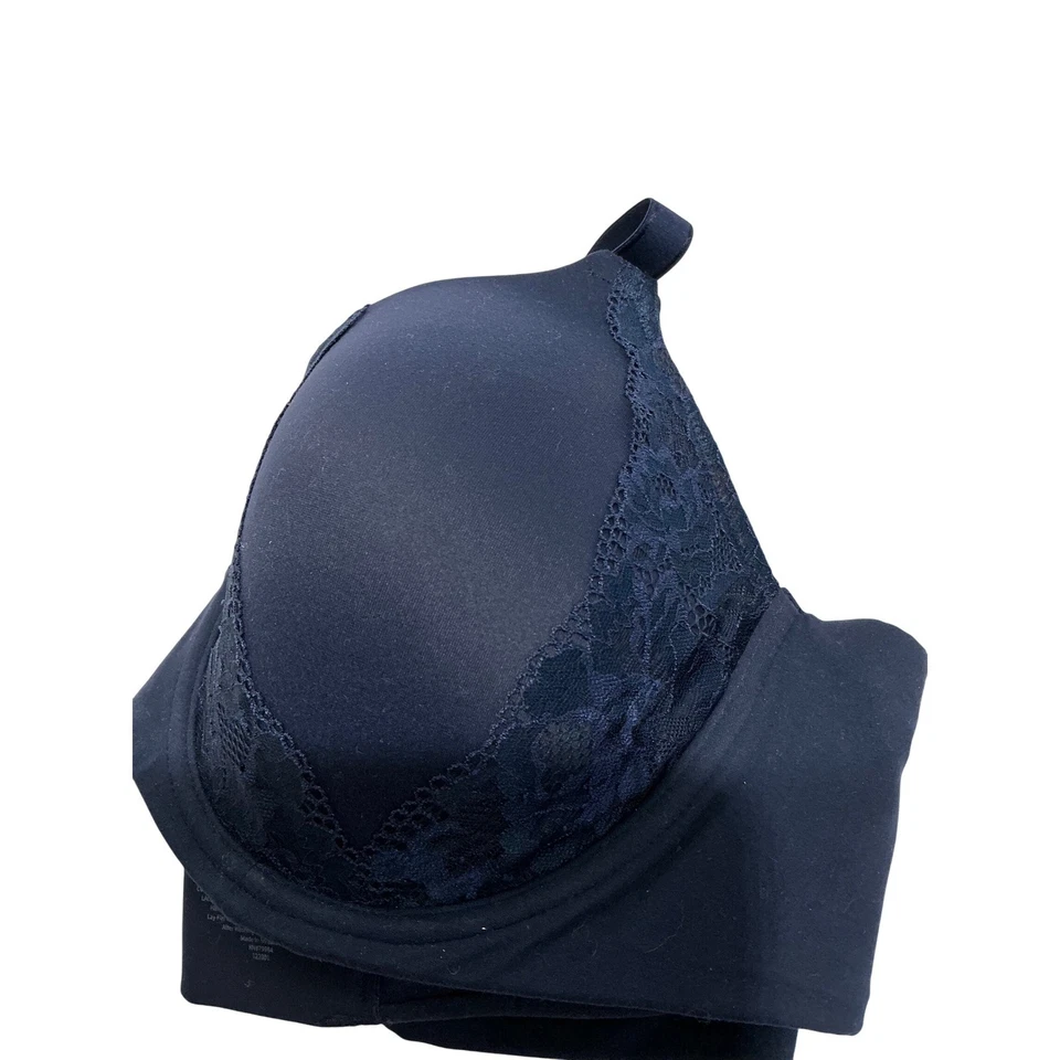 Sujetador Soma Intimates Abrazable Firma Cobertura Perfecta Azul Marino 40DD Foto 3 de 4