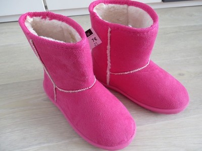 Neue  Mädchen Boots flauschig weich und warm Gr.34 Pink