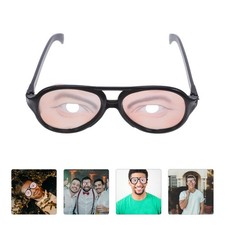 Halloween Trick Toy Male Funny Eyes Glasses Prank Disguise Eyeglass Party Props