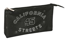 Safta California   Triple Pencil Case, Children's Pencil Case, Ideal for School