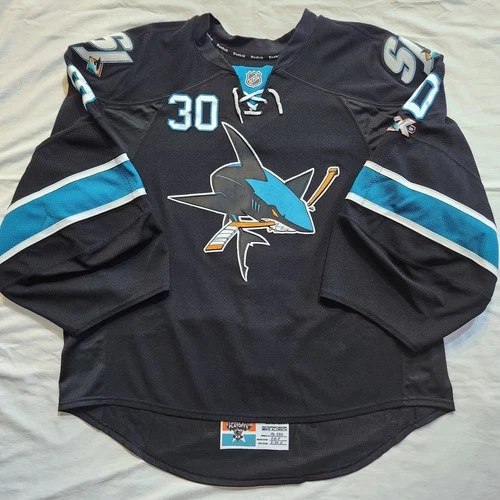 San Jose Sharks Antero Niittymaki 2010-11 Game Worn Authentic Hockey Jersey