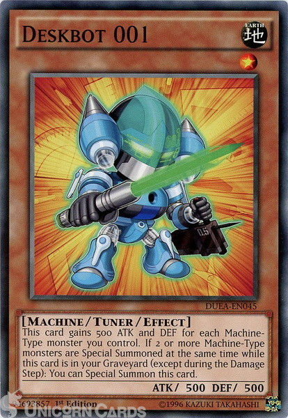 DUEA-EN045 Deskbot 001 Common 1st Edition Mint Yu-Gi-Oh! Card