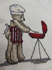 Grandmacore Needlepoint Cross-stitch Mom And Pop Bears — photo 2
