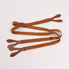 Six Button Holes Suspenders 20mm Braces Adjustable Y-shaped Dinner Suit Unisex