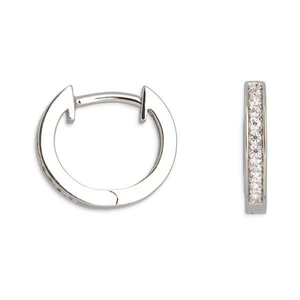 Xenox XS8656 Ohrringe Creolen Modern Classics Zirkonia Silber Ø 12 Mm-image