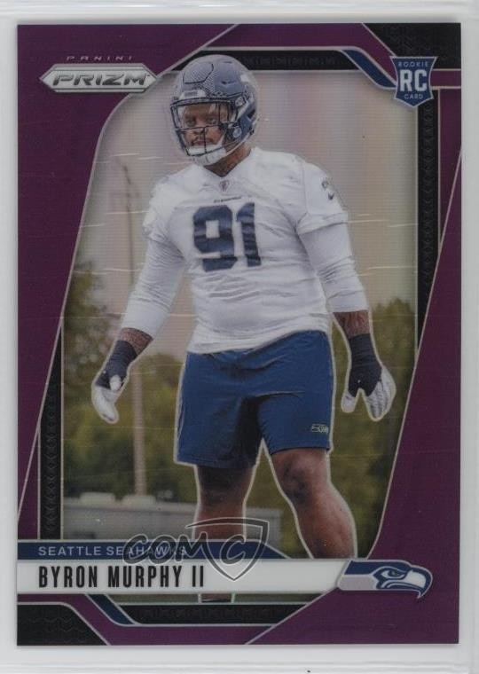 2024 Panini Prizm Rookies Purple Prizm 59/125 Byron Murphy II #317 1ea7