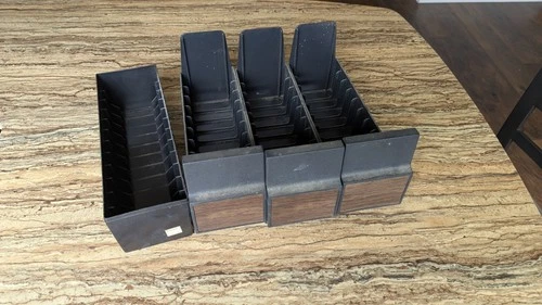 Atari Game Cartridge Plastic Organizer Display Vintage