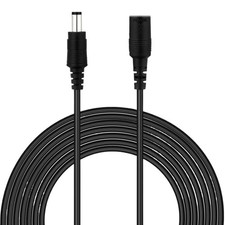 DC Power Extension Cable 5.5mm x 2.1mm Male Female Cord 18AWG 12V 24V 10A