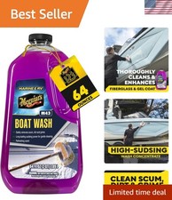 Meguiar's M43 Marine/RV Boat Wash, pH-Balanced Boat/RV Wash for Protecting Fi...