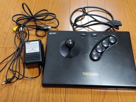 SNK Neo Geo AES Console with Fighting Stick NEO 2 Games Memory Card Japan Used