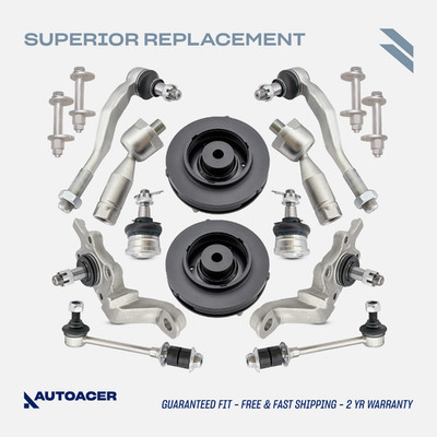 AUTOACER -14p Front Suspension Kit Tie Rods Links Ball Joints Mounts For 4RUNNER