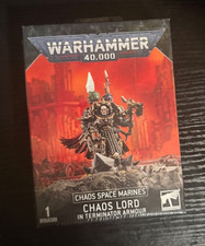 Chaos Space Marines Chaos Lord in Terminator Armour Warhammer 40k