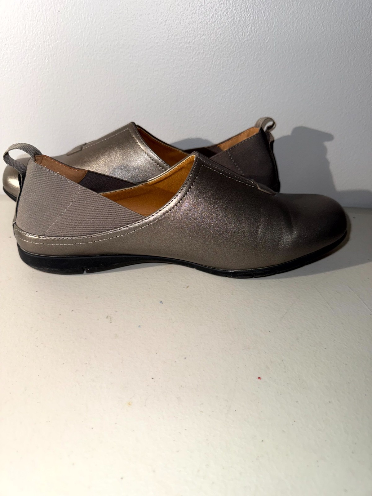 Comfortview Adira 05404 Women's 11 Extra Wide Comfort Shoes Black Flat Slip On