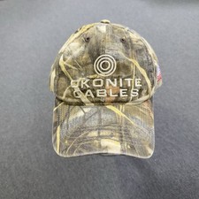 Okonite Cables Hat OSFA Camo VTG Graffiti Made In USA Adjustable High Power