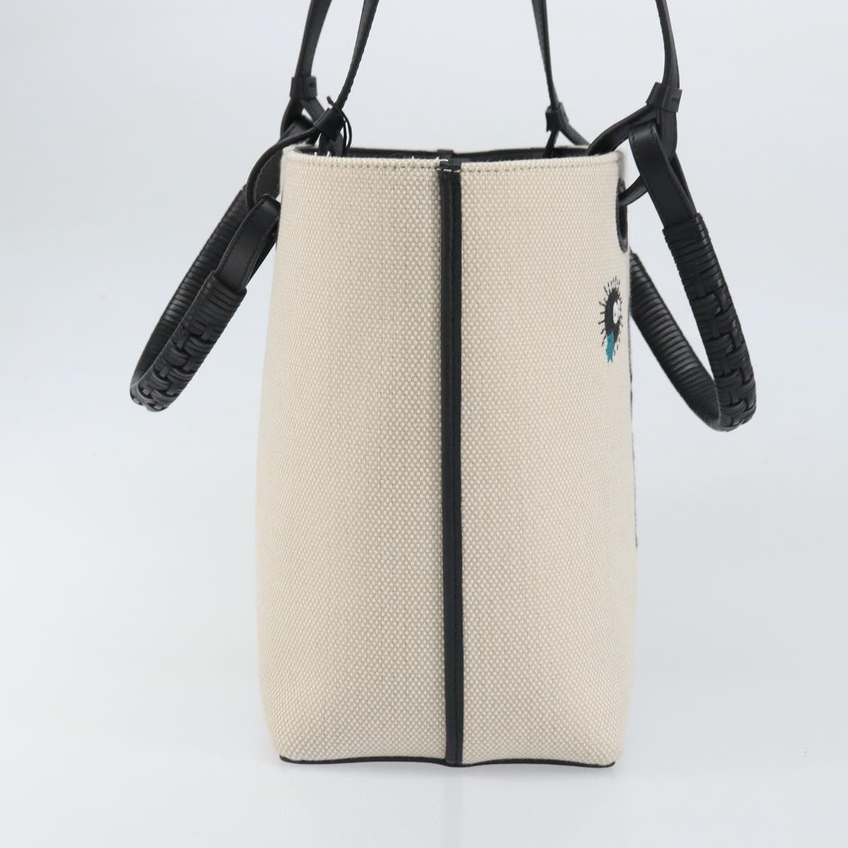 LOEWE × Studio Ghibli Anagram Susuwatari Bag Canvas 2way Beige Auth 149908SM image 4