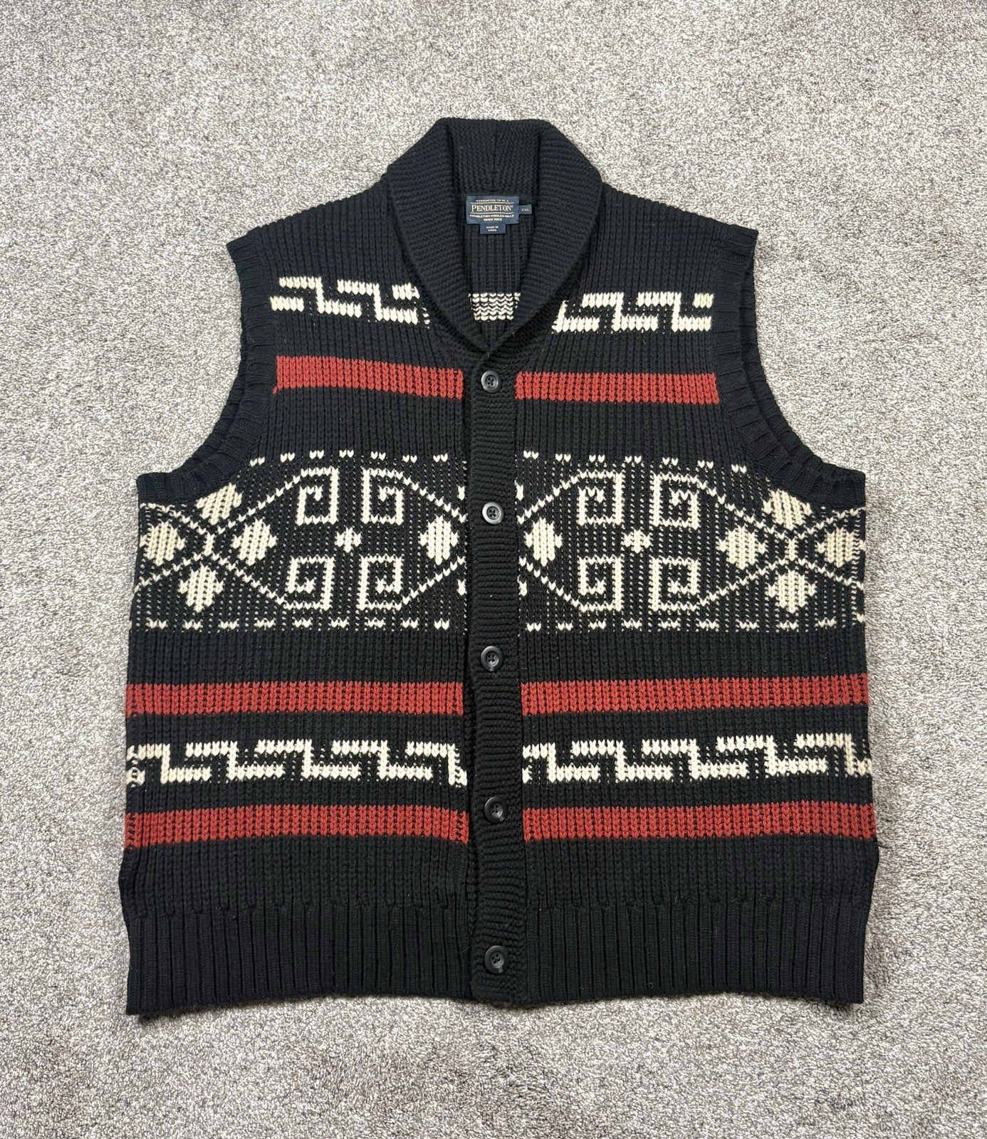 Pendleton The Original Westerley Sweater Vest Men… - image 1