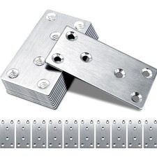 Kabelbinder, Holzverbinder, Edelstahl, Flachwinkel, Verbindung, 10 Stück