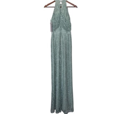 halter neck cut out dress Ire Cut-Out Halter Neck Maxi Dress Blue / UK 8 / US 4 main image 0