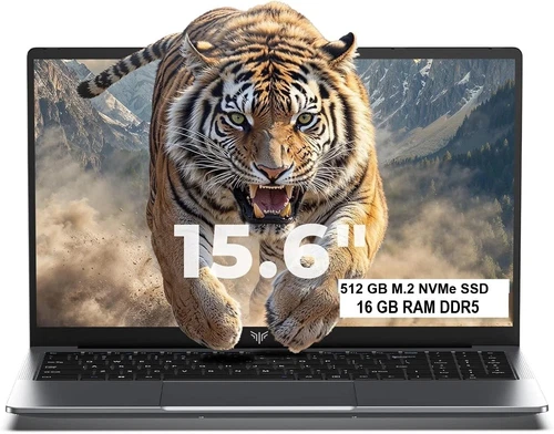 15.6" Laptop FHD, 12th N97 Processor Upto 3.6Ghz -512GB 16GB -Metal, Win 11 Pro - Picture 2 of 6