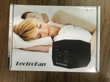 LectroFan ASM1007 White Noise Machine Black, Noise  Fan Sound TRAVEL OUTLETS