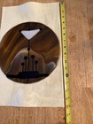 Fused Art Glass Platter Wall Hanging Handmade Charcuterie VTG Marbled Music RARE — photo 7