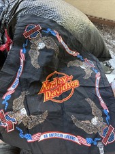 Vintage Harley-Davidson Bandana Handkerchief Eagle American Legend Genuine.