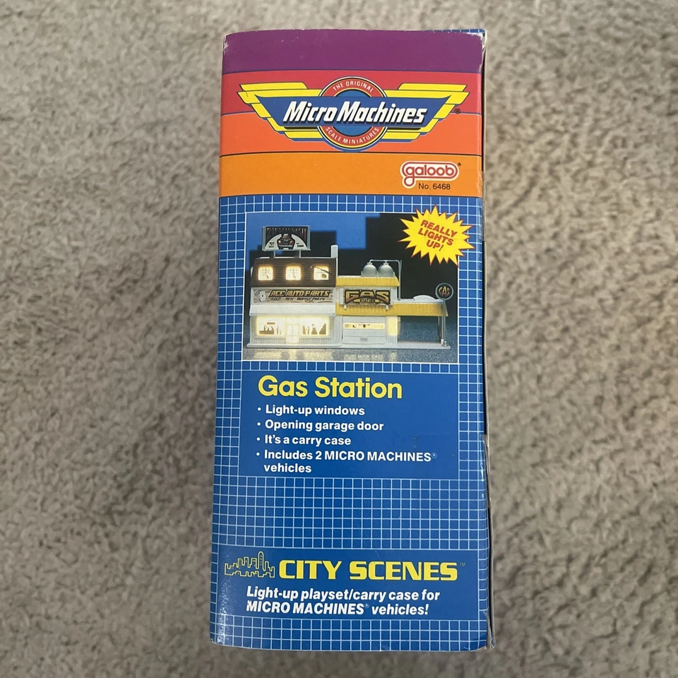 Vintage Micro Machines City Scenes Gas Station No. 6468 Galoob 1989 NEW - Image 2 of 4