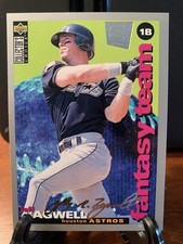 1995 Upper Deck Collector's Choice SE Silver Signature Jeff Bagwell #254 HOF