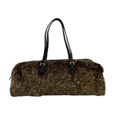 Fendi Chinchilla Fur East West Multicolor Sho...