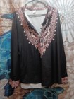 Primt Kurta  Mens Jarry Kurta.size Xl Black Polyster 9  Botton.decorate  — photo 6