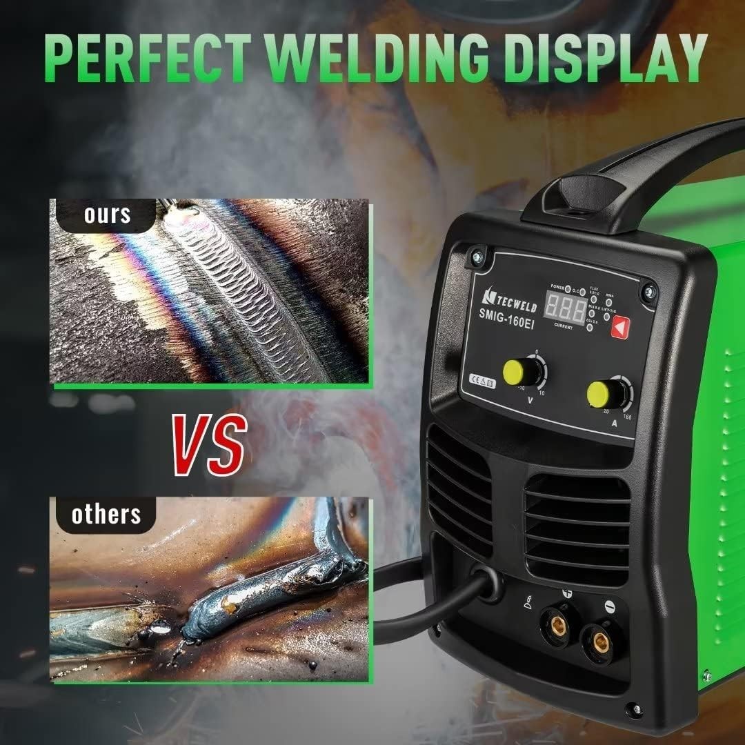 TECWELD 140Amp 120V Mig Welder,Flux Core Arc Stick Wire  Multiprocess