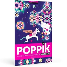 POPPIK Stickers Art Activity for Kids and Family Book Fun Educational Poster...