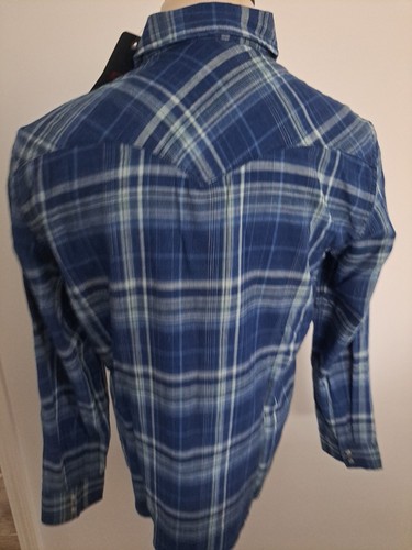 CAMICIA CASUAL LEVI'S UOMO NUOVA VESTIBILITÀ STANDARD STILE WESTERN TAGLIA L - Foto 13 di 22