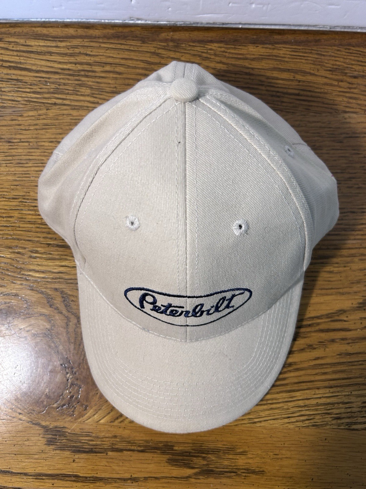 Authentic Peterbilt Hat Cap Strapback Tan Beige A… - image 6