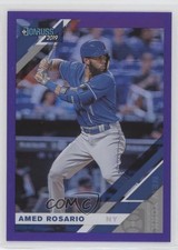2019 Panini Donruss Holo Purple Amed Rosario #155 1s8