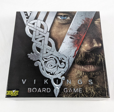 VIKINGS TV Show Board Game New Open Box Unpunched Catalyst Game Lab 2016
