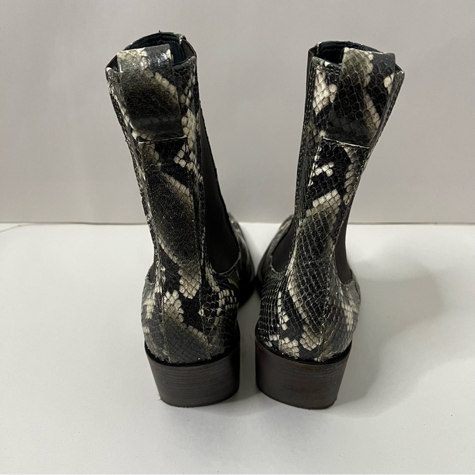 Rag & Bone Axis Boots Python Snakeskin Ankle Boot… - image 4
