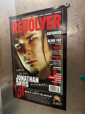 REVOLVER Magazine February 2004 VINTAGE PROMO POSTER JONATHAN DAVIS KORN METAL