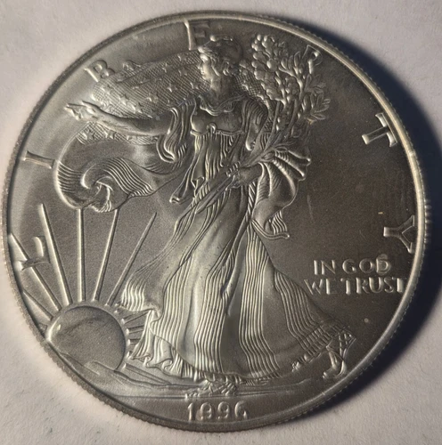 1996 Silver Eagle *KEY DATE* $1 Dollar 1oz Uncirculated .999 Mint State-MS.