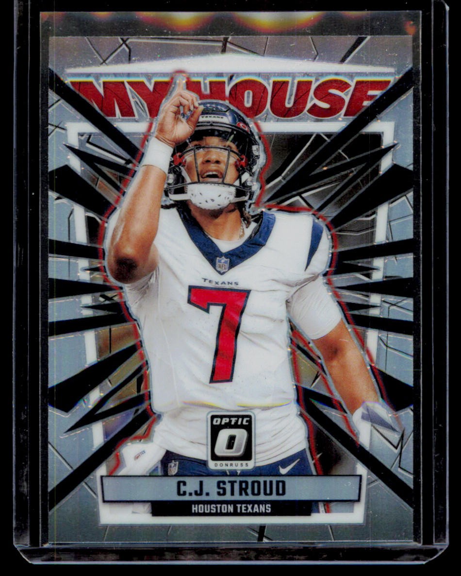 2023 Panini Donruss Optic C.J. Stroud 6 My House Holo Houston Texans