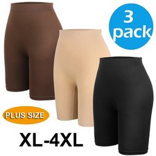 Women High Waist Shapewear Shorts Tummy Control Mid Thigh Shaper Panty Slimmer