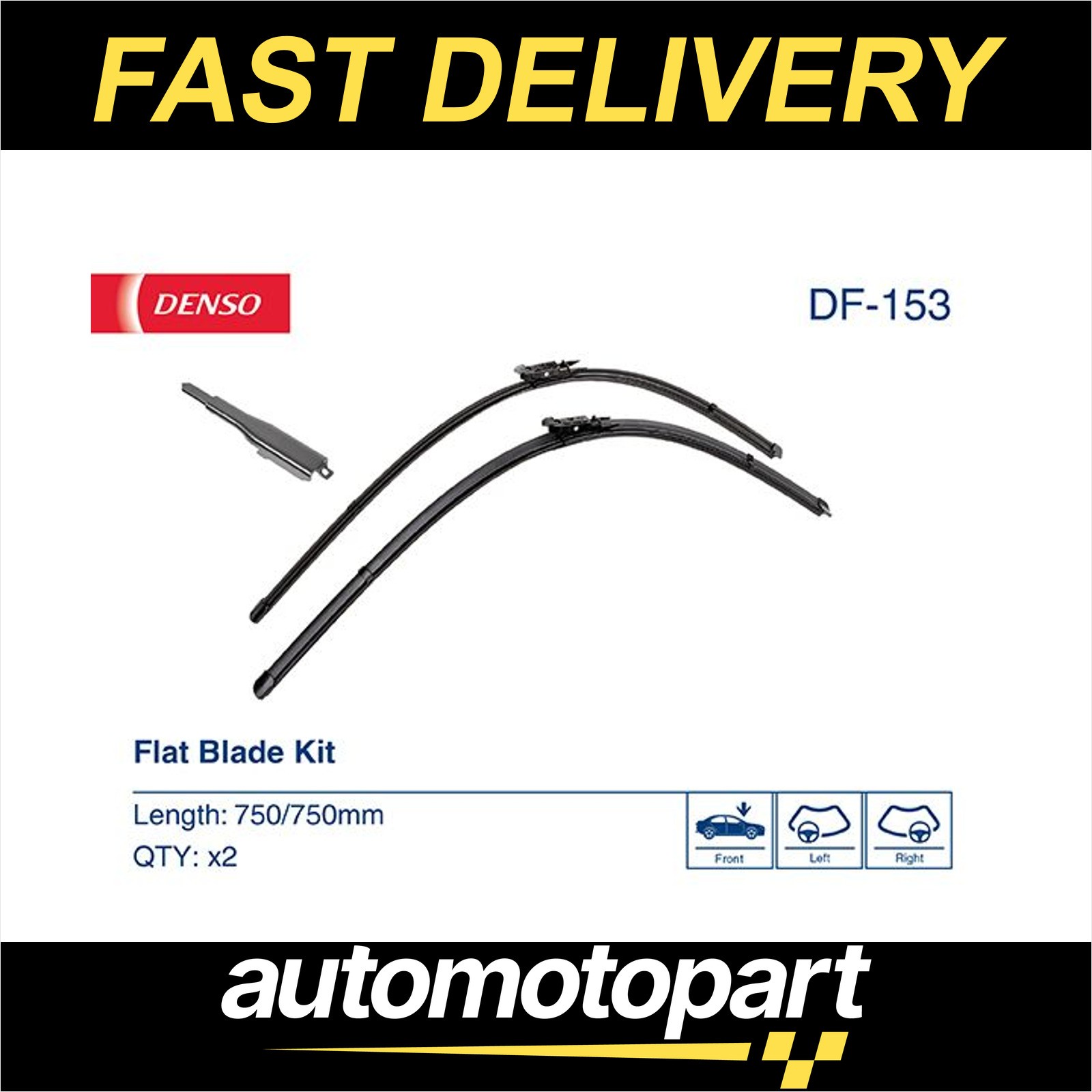 WIPER BLADE DF-153 FOR FORD TRANSIT/CONNECT/Wagon/MPV/V408/Box/Body/MPV S-MAX - Image 6