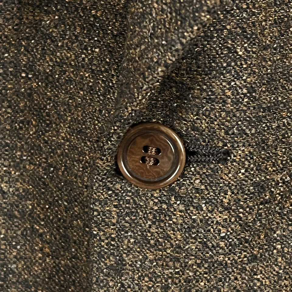 Blazer Calvin Klein Para Hombres 42 Largo Marrón Lana Hecho en Italia Bloomingdales Abrigo Deportivo Foto 4 de 4