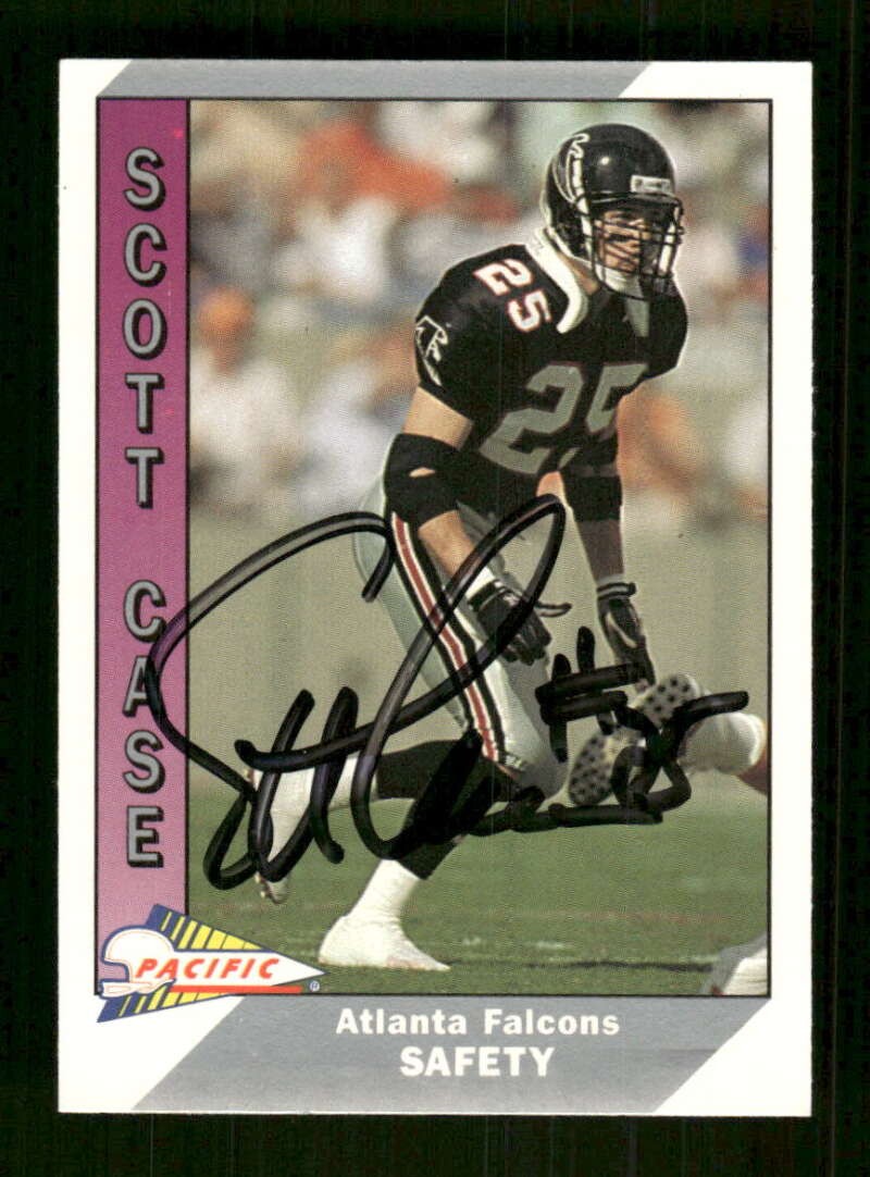 1991 Pacific #6 Scott Case  signed autograph centered, clean sig BXCP72