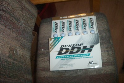 2 BRAND NEW Lady Dunlop DDH Explosive Distance 18 ball packs white