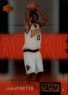 #ad #ad 2000 01 Upper Deck Slam #89 Chris Porter 2500 RC 2500 NM MT $2.95